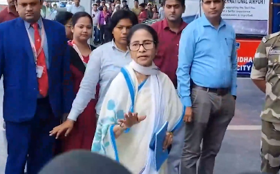 ममता बनर्जी दिल्ली रवाना
